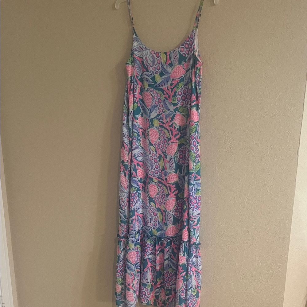 Lilly Pulitzer Multicolor Winni Midi Floral Dress